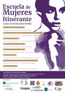 Cartel del programa escuela de mujeres